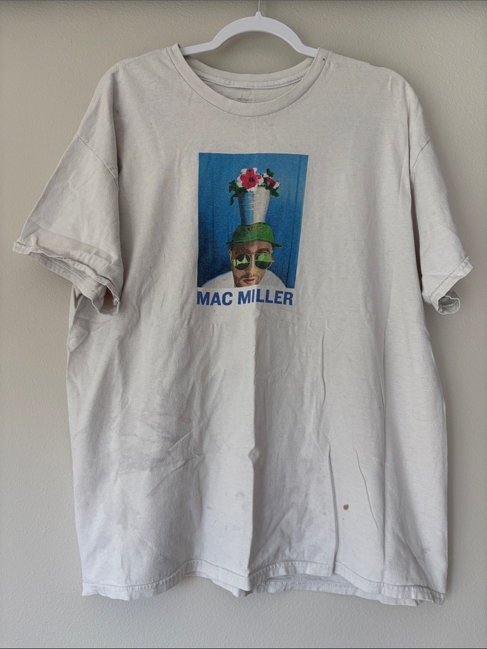 Graphic Short Sleeve Tee in Off-White